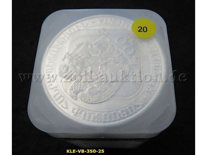 Ansicht von oben auf ein Tube verschlossen (Musterfoto)