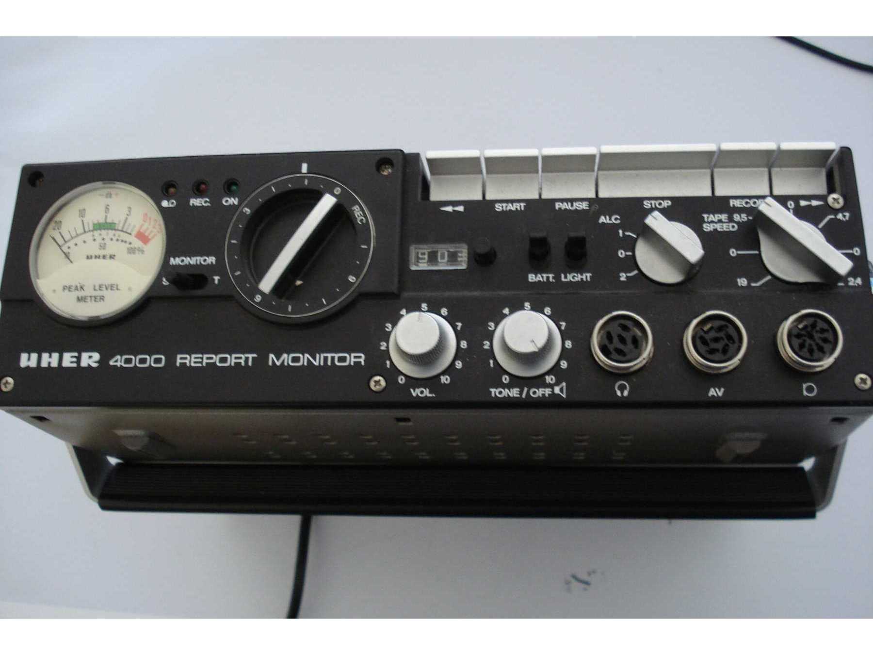 UHER 4000 REPORT Monitor.