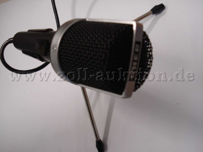 UHER M518 Mikrofon mit Ständer.