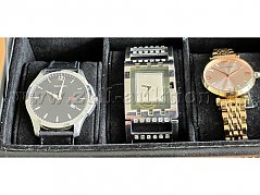 Uhrenkonvolt
Gucci, Swatch Brilliant, Emporio Armani