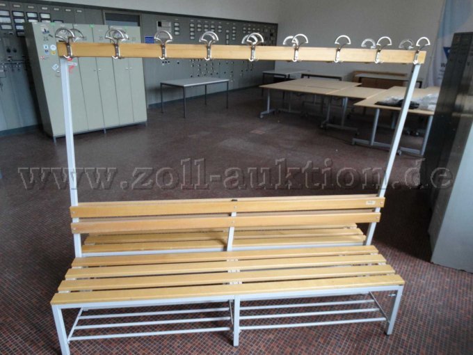 Umkleidebank Gesamtansicht