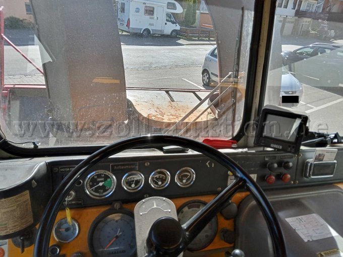Sicht aus Fahrerkabine
