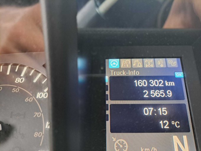 Unimog Detailansicht Kilometer