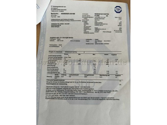 TÜV Bericht Seite b2