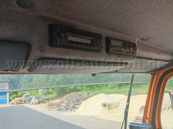 Unimog Ansicht Einbauten Decke