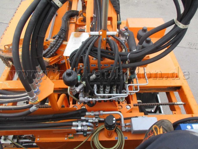 Heckmähgerät Mulag MHU 800,
Ansicht von oben