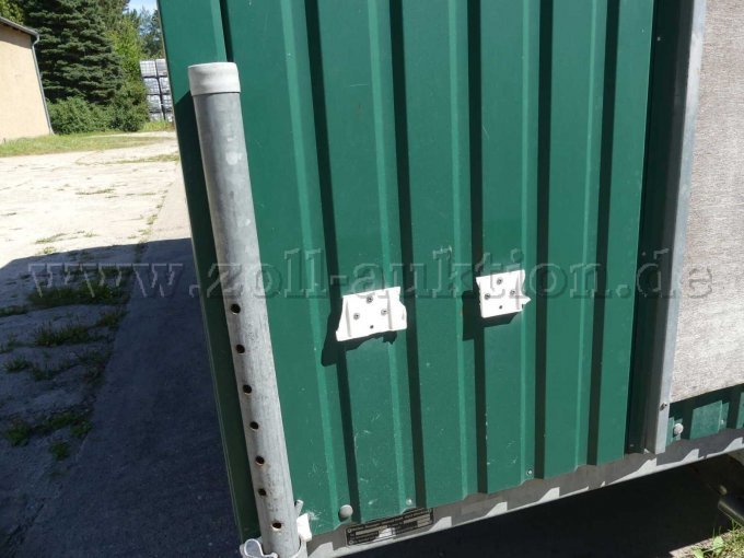 Bauwagen Unterlegkeile abgebrochen