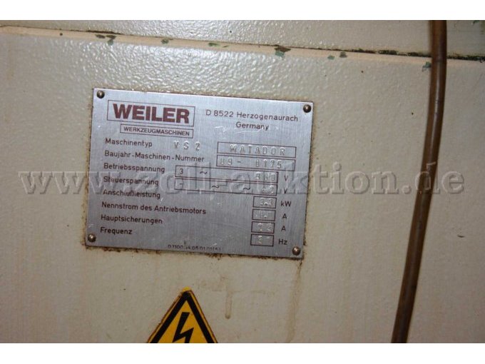 1 universele draaibank Weiler Matador VS 2 – foto 2 – kavel bij Zoll-Auktion, Wittlich