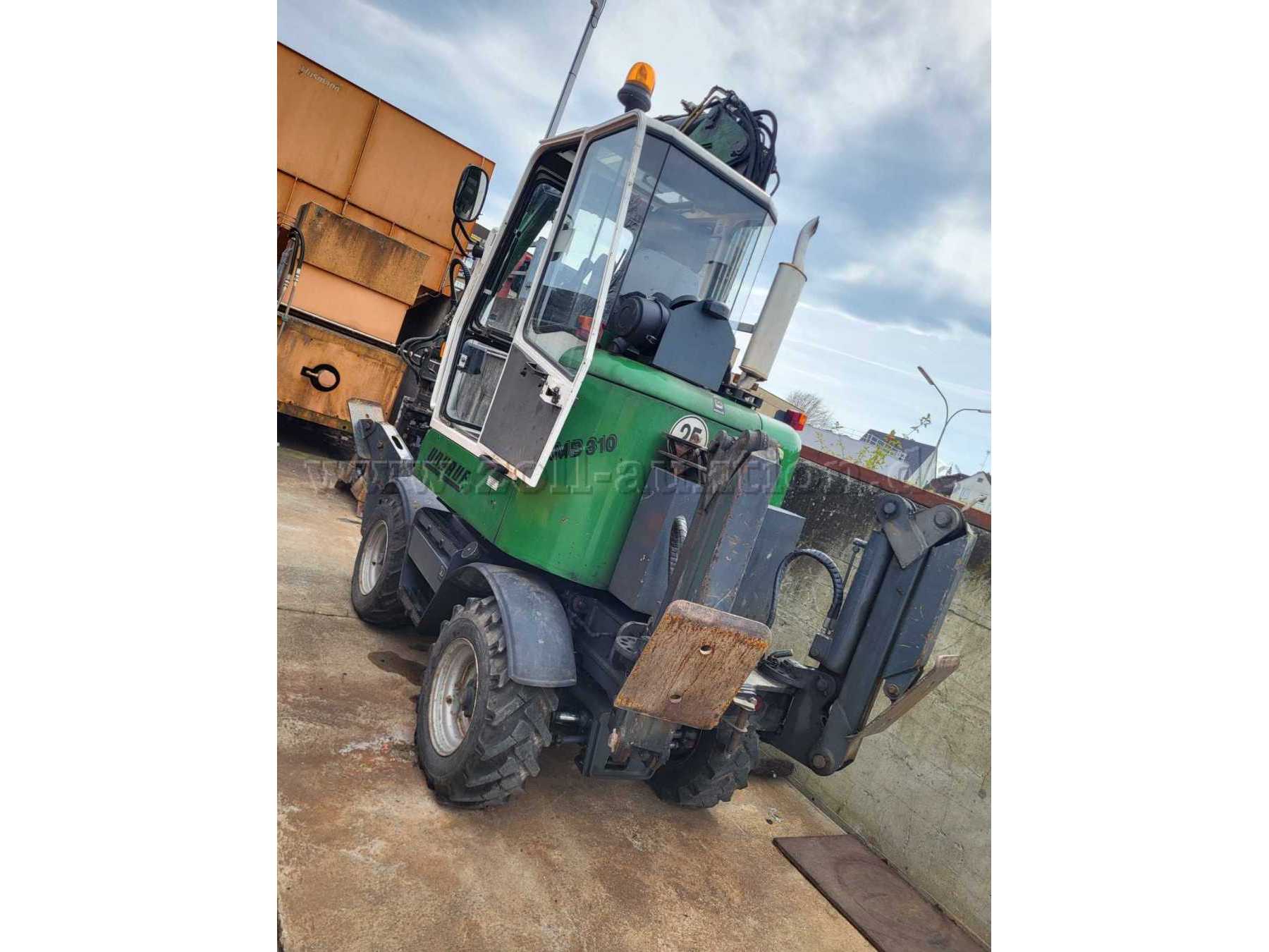 Unkauf Bagger Ansicht hinten