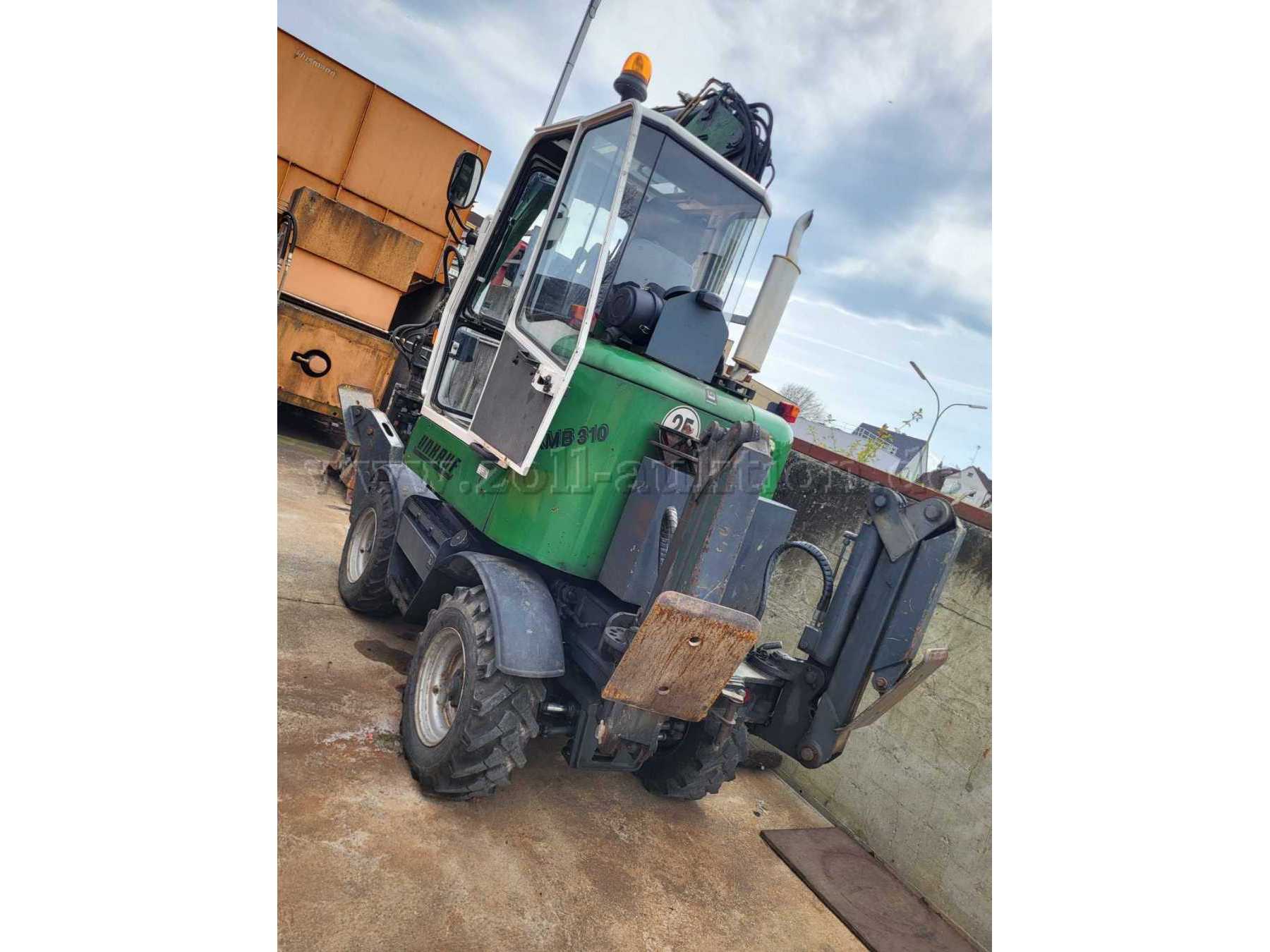 Unkauf Bagger Ansicht hinten