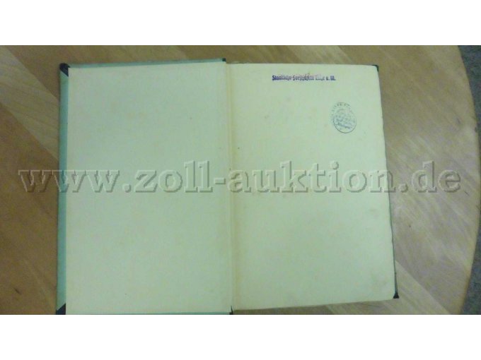 Buchdeckel vorne gestempelt