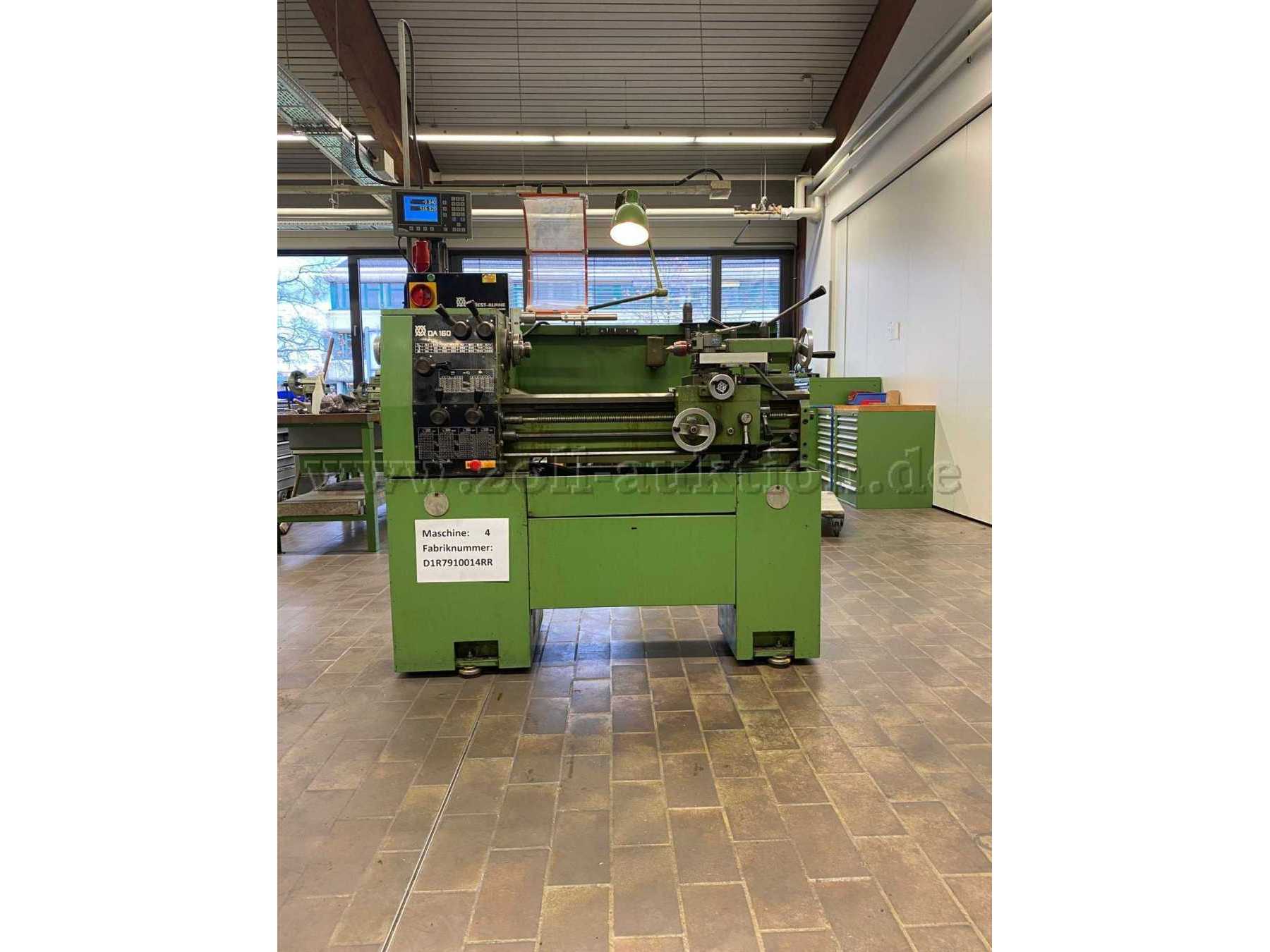 1 Vöest-Alpine Spitzendrehmaschine DA160 - Ansicht Front