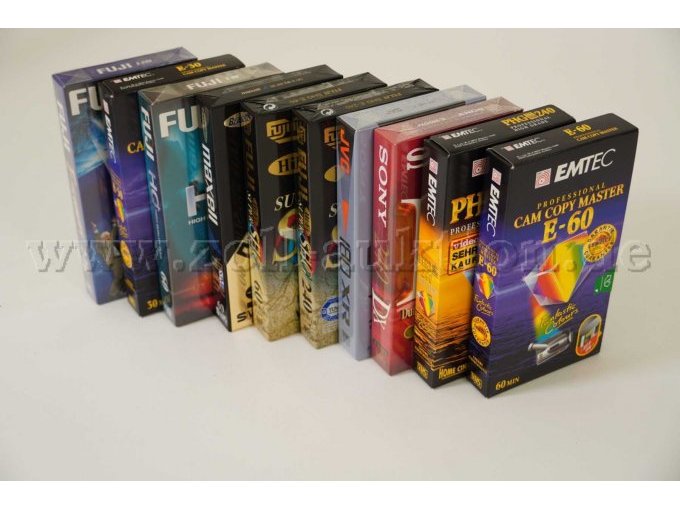 verschiedene VHS Kassetten