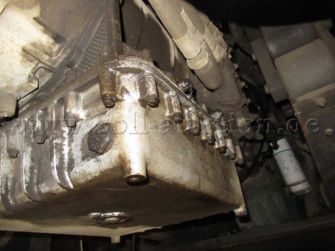 Getriebe ölfeucht