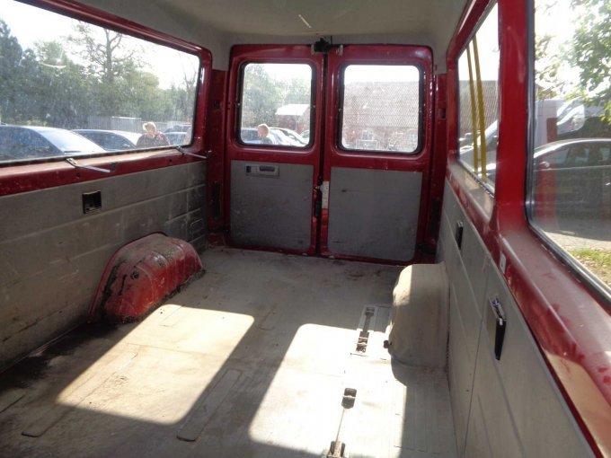 Ladefläche nach hinten gesehen