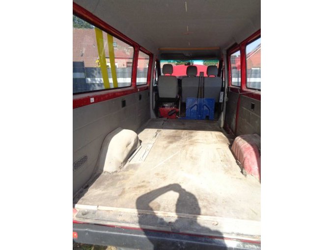 Ladefläche von hinten gesehen