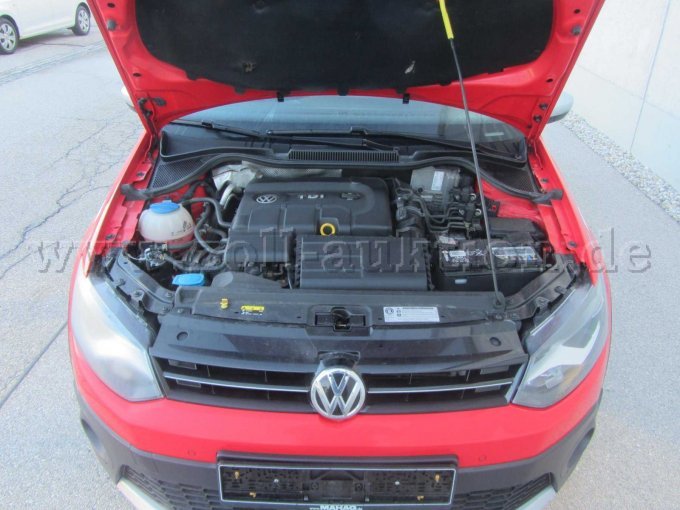 VW 6R CrossPolo, Ansicht Motorraum