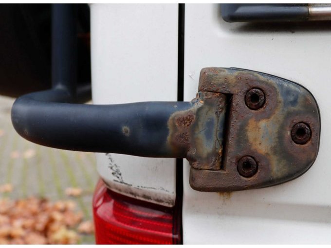 Ansicht Rost Ersatzradträger