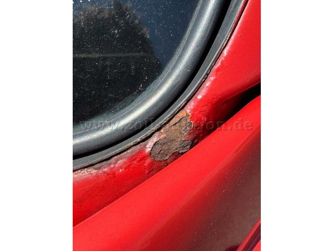 Fensterrahmen durch gerostet
