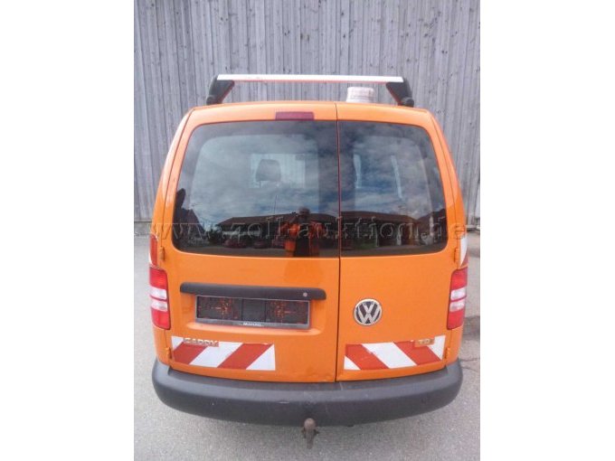 VW Caddy, von hinten