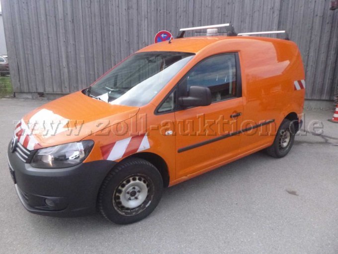 VW Caddy, seitlich von vorne Fahrerseite