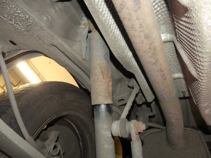 Korrosionsschäden Stoßfänger hinten rechts