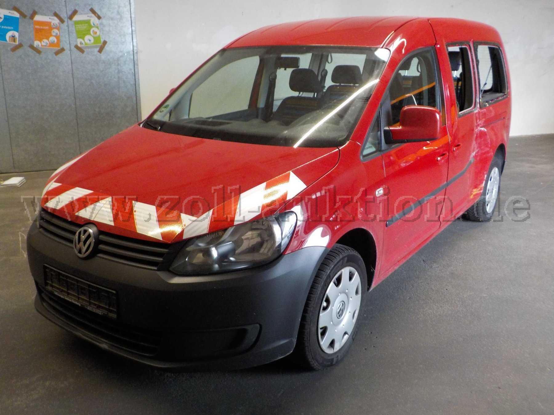 Front und Seitenansicht VW Caddy