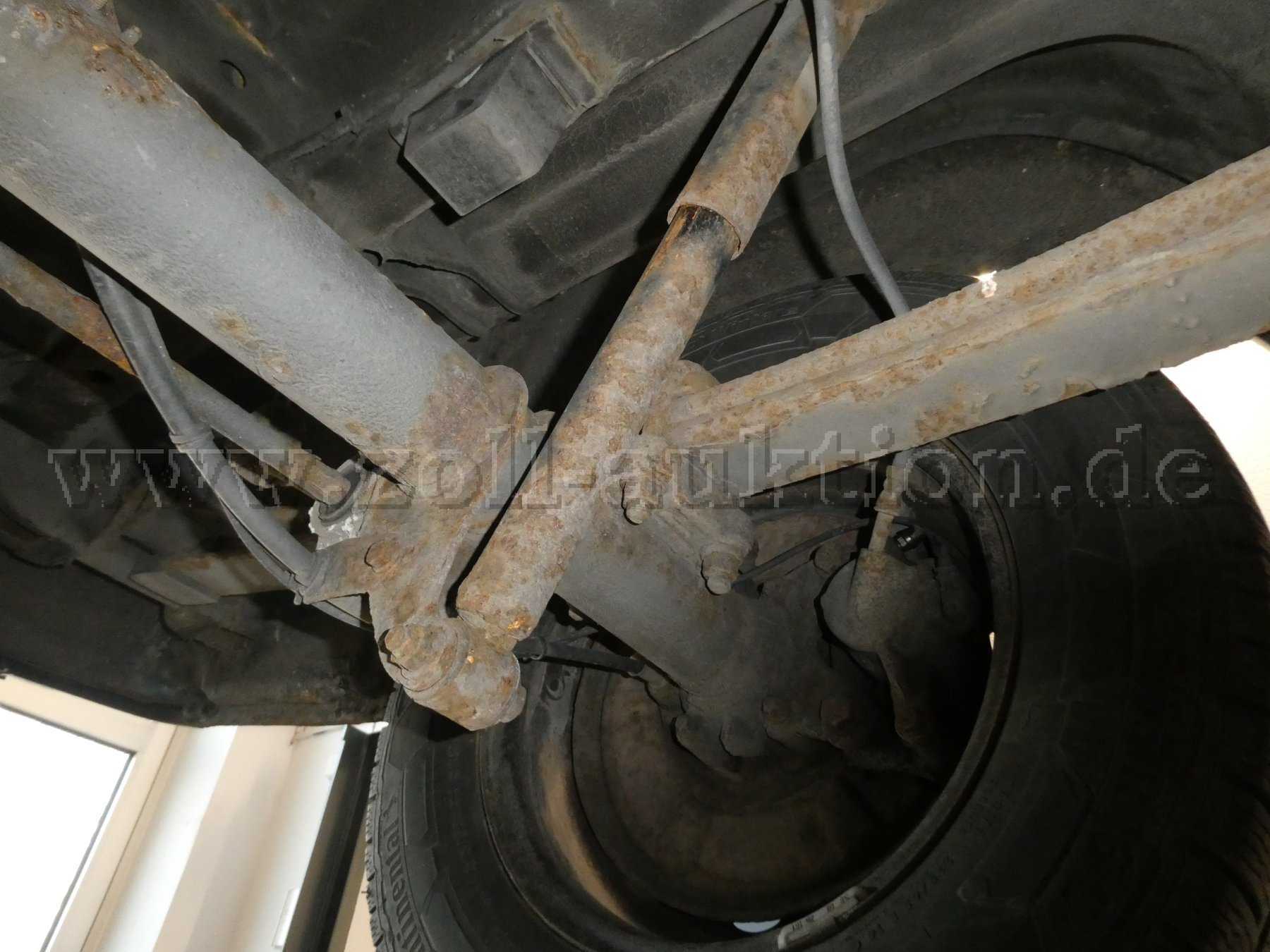 Achsaufhängung hinten