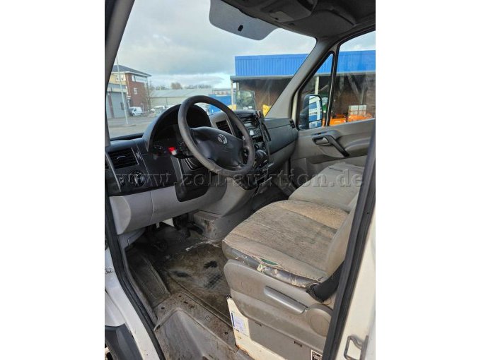 Blick auf den Fahrerplatz