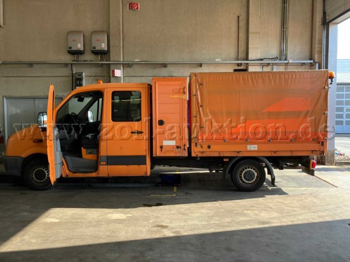 1 VW Crafter Doppelkabine mit Gerätekasten, Dreiseitenkipper und Planenverdeck – foto 3 – kavel bij Zoll-Auktion, Flensburg