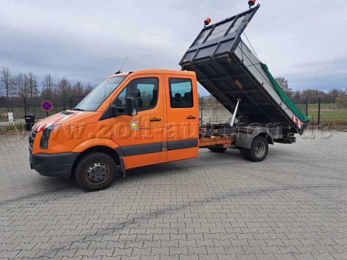 Pritsche nach hinten gekippt