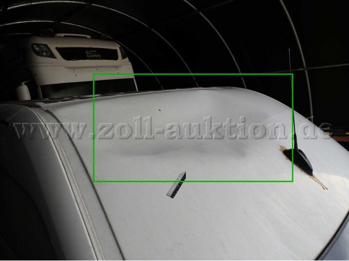 Hochdach vorn deformiert