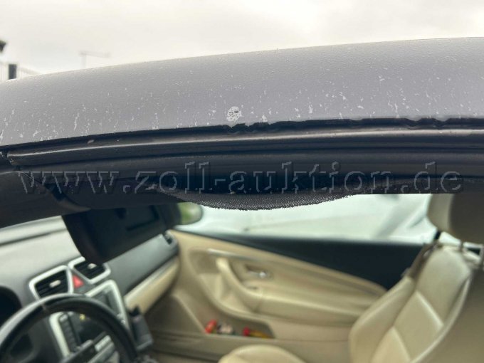Detailaufnahme des gelösten Dachhimmels
