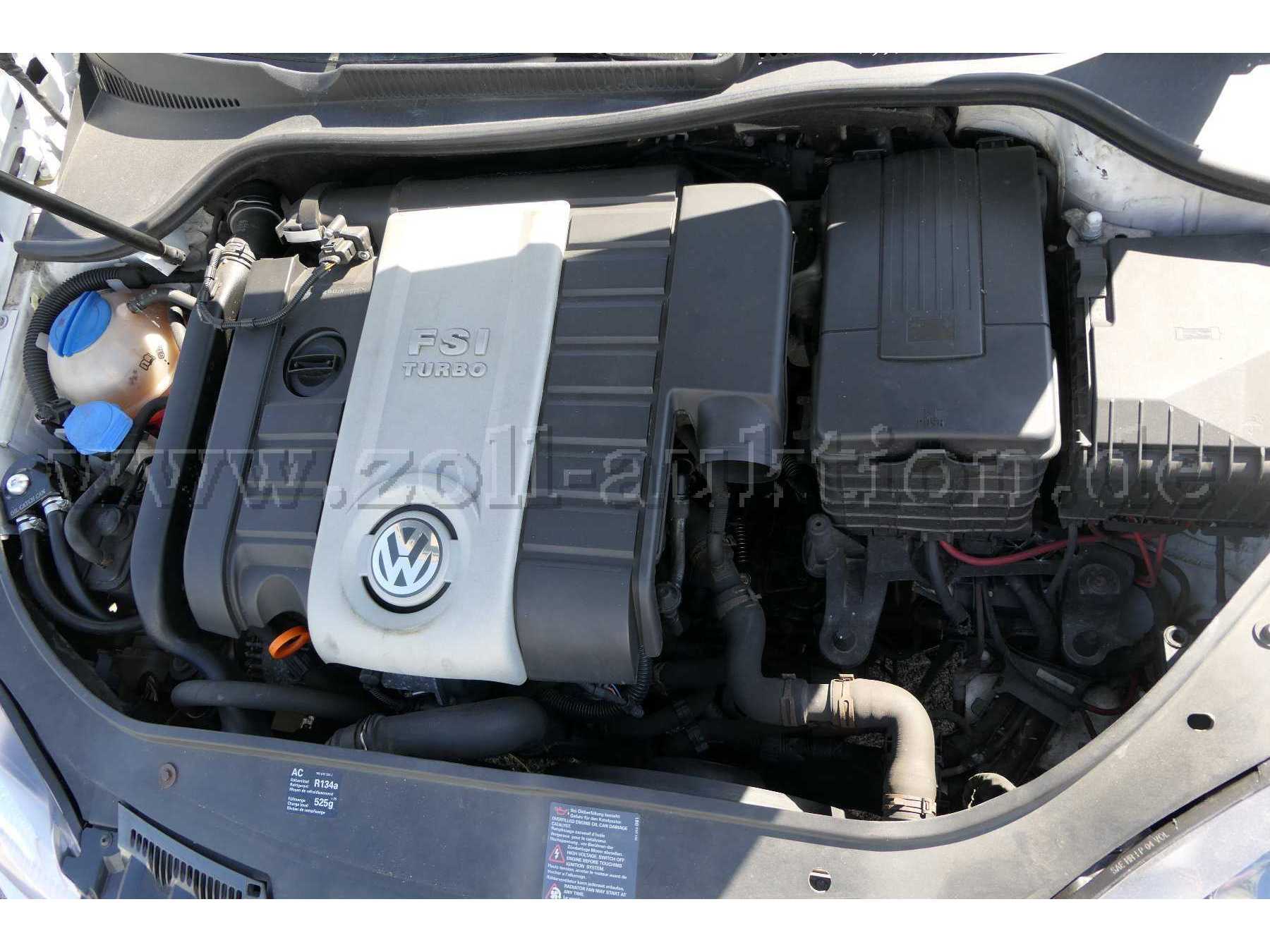 Detailaufnahme des Motorraums