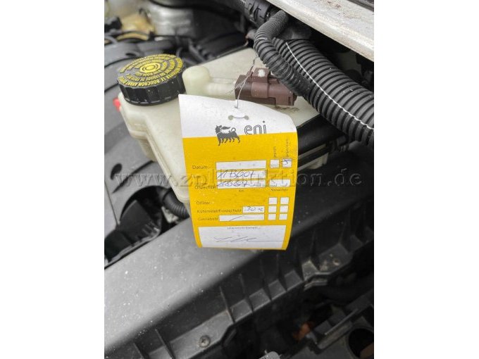 Detailaufnahme Ölwechselplakette