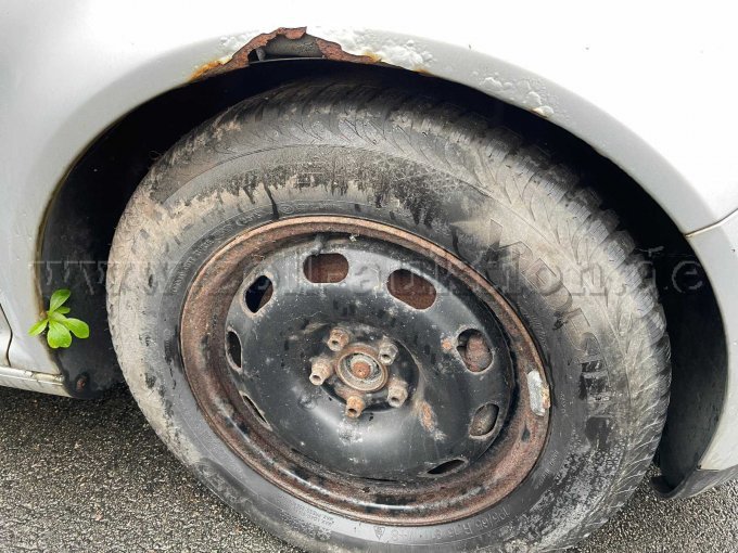 Detailaufnahme Rost Seitenschweller