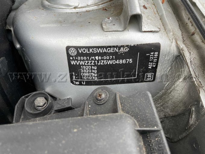 Dokumentation VIN-Plakette