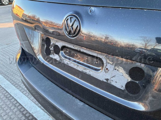 Kennzeichenhalterung hinten