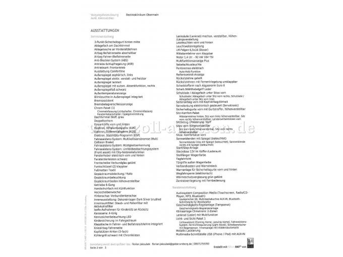 Ausstattung 1