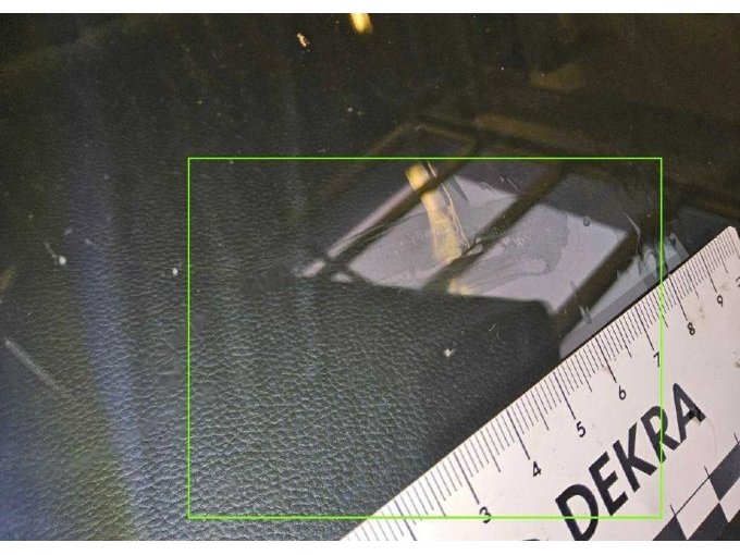 Windschutzscheibe Steinschlag mit Ausbruch