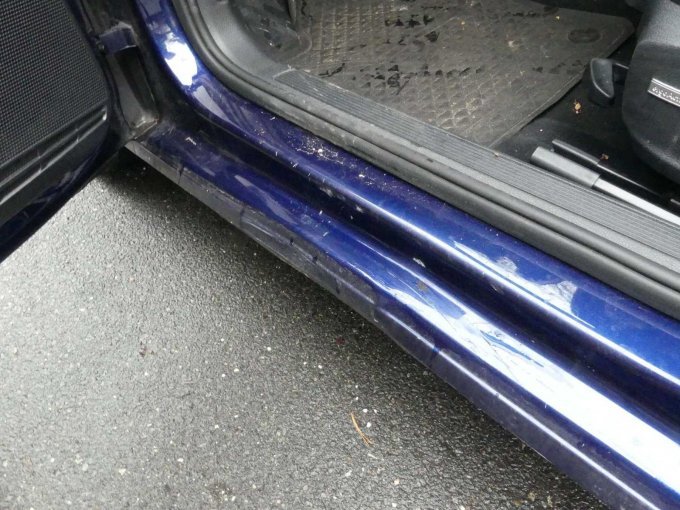 Beschädigung Schweller