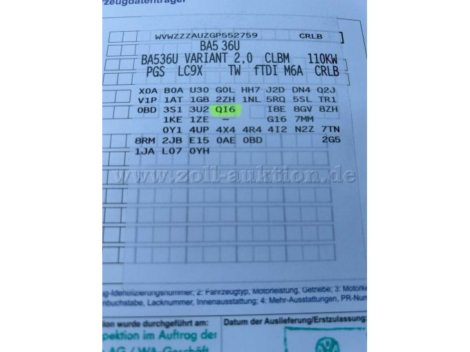 Ausstattungsvarianten