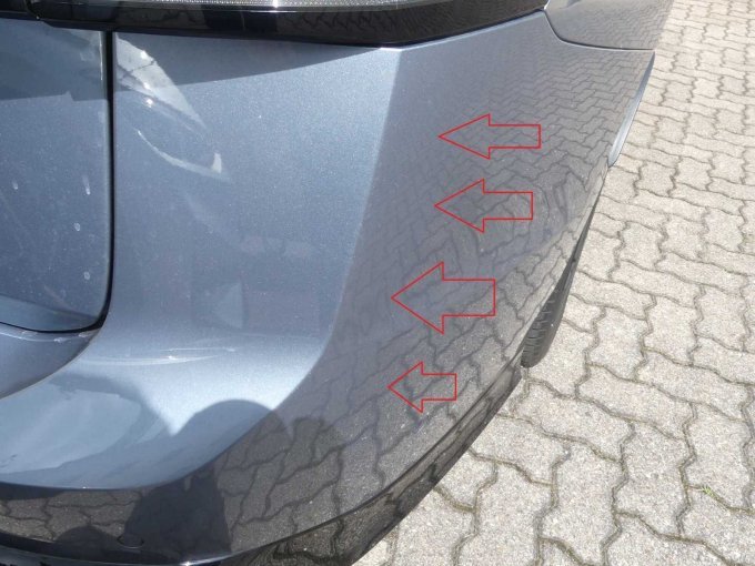Lackschäden Stoßfänger hinten rechts-1