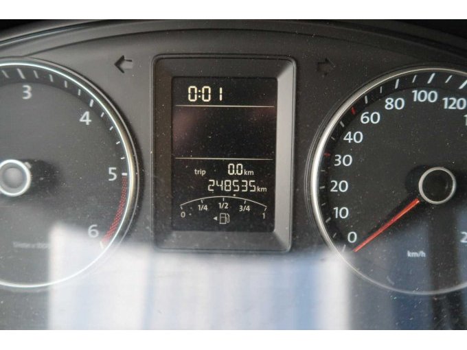 Display mit Kilometerstand