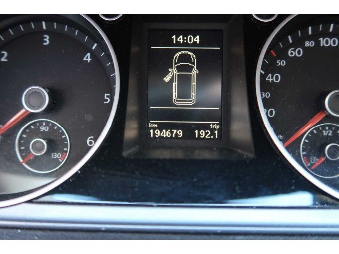 Display mit Kilometerstand