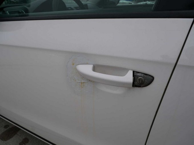 Korrosionsschäden Türe vorne links