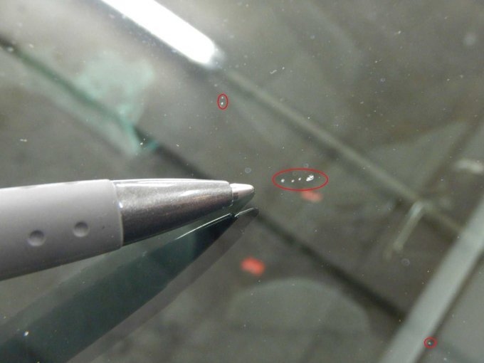 Windschutzscheibe: Steinschläge