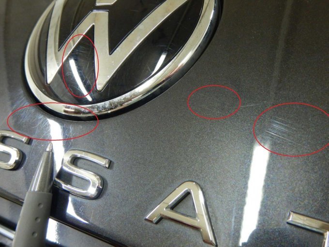 Heckklappe: Diverse leichte Kratzer