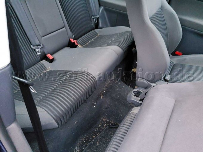 Innenraum verschmutzt Rückbank