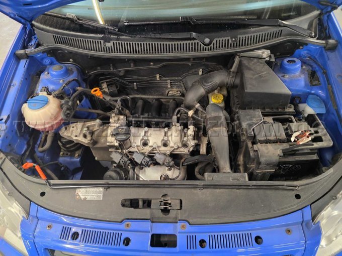 VW Polo 9n, Motorraum Ansicht